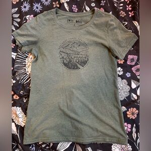 REI Olive Green National Parks Centennial Anniversary T-Shirt